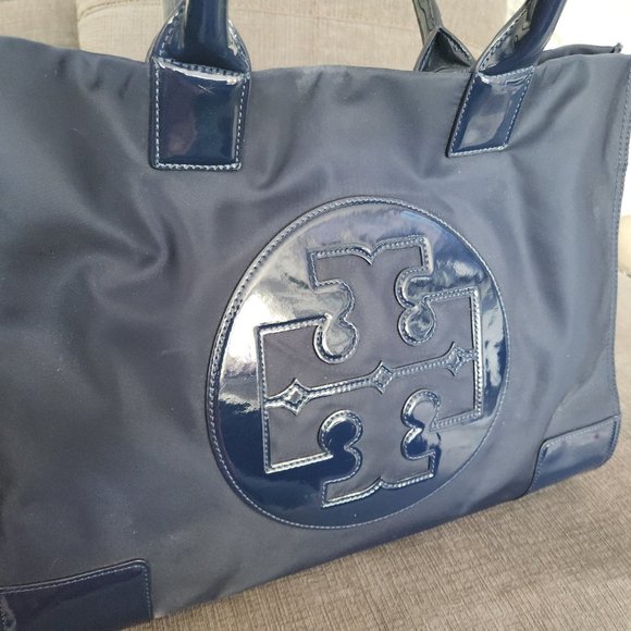Navy Tory Burch Large Bag - Picture 7 of 12